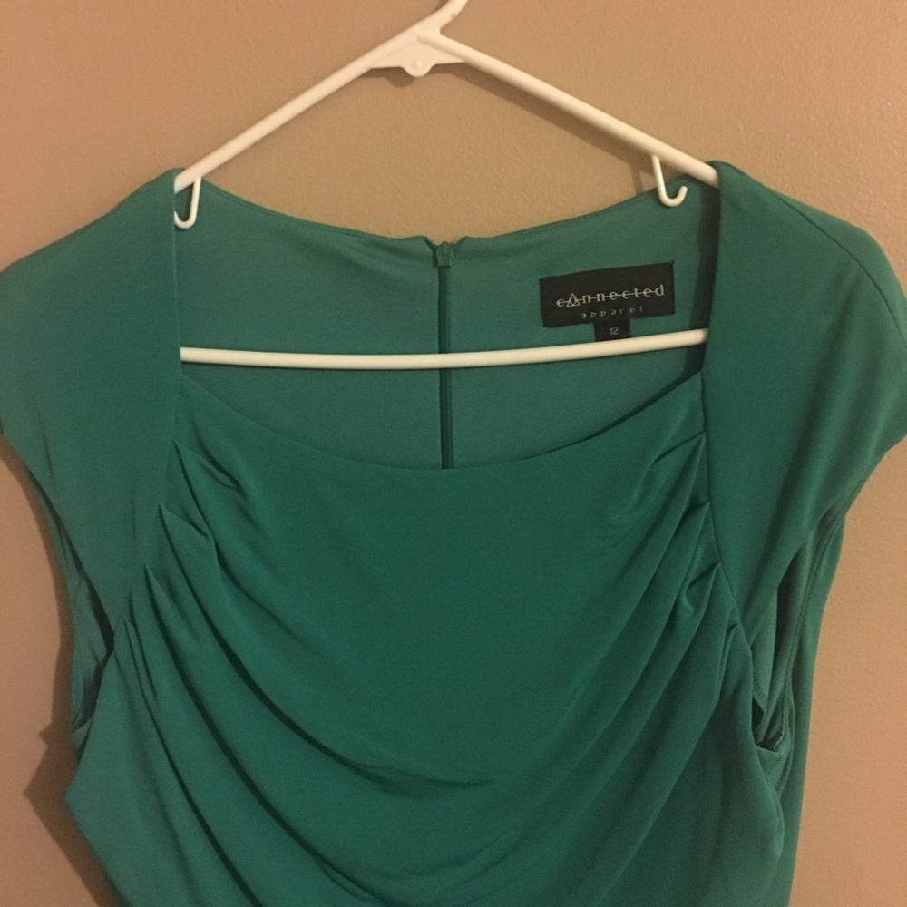Beautiful flattering green dress
